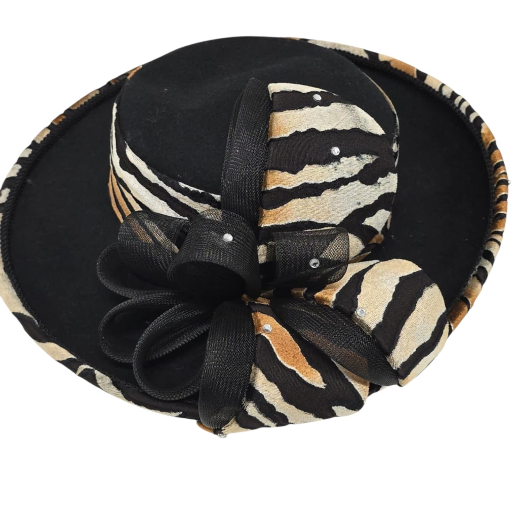 Mr. Hi's Church Hat Embellished 100% Wool